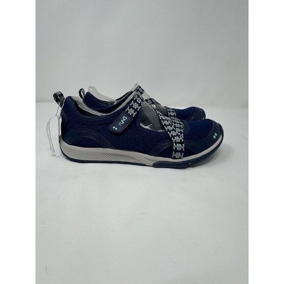 Ryka Mary Jane Shoes 7.6 Women Sneakers Active Casual Walking Travel Blue/Navy - Picture 3 of 10